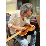 Max Gomez autographed vintage Recording King Dirty 30 guitar.