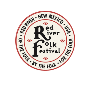 Red River Folk Festival White Sticker